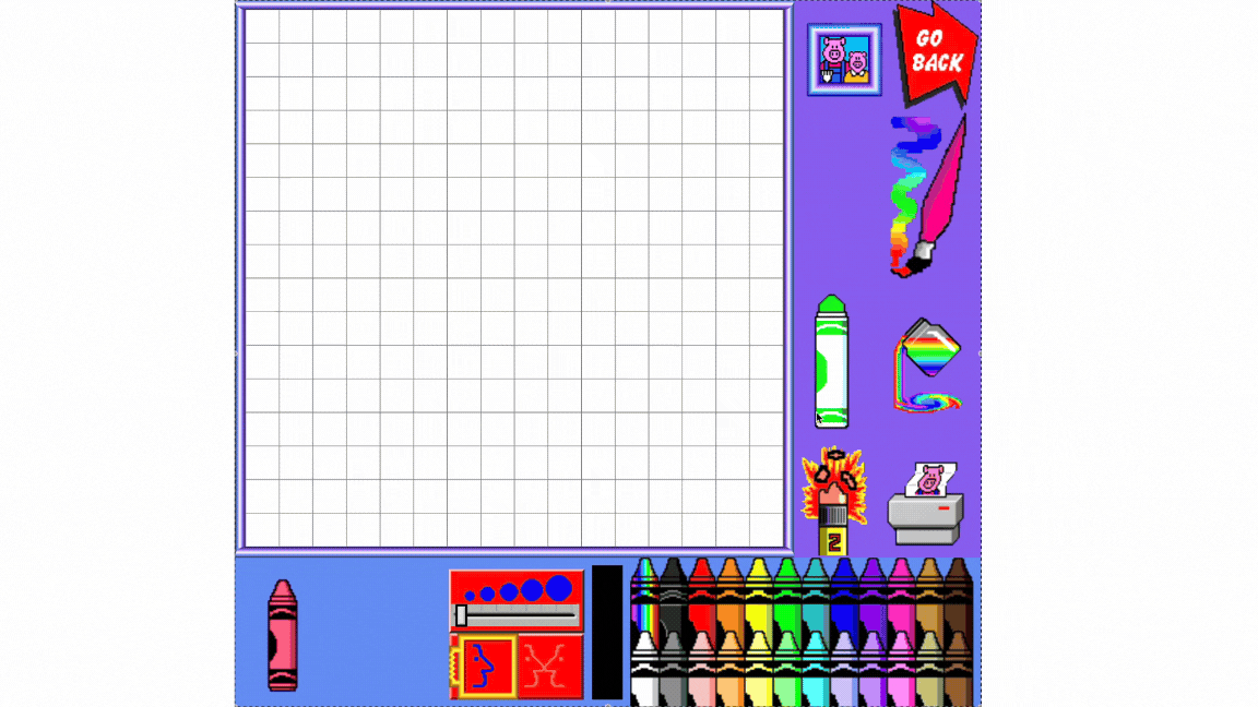 The final animated Retro Art recreation